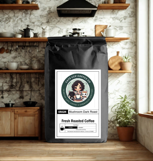 Coffee with Mushrooms Dark Roast